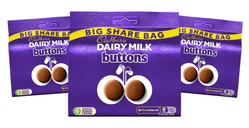 Free Giveaway: Huge Cadbury Dairy Milk Buttons Bag