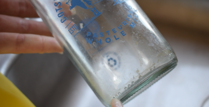 bottle and rice