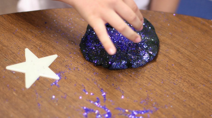 Glitter fun.