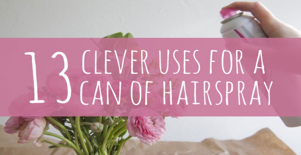 12 Clever Uses For A Can Of Hairspray