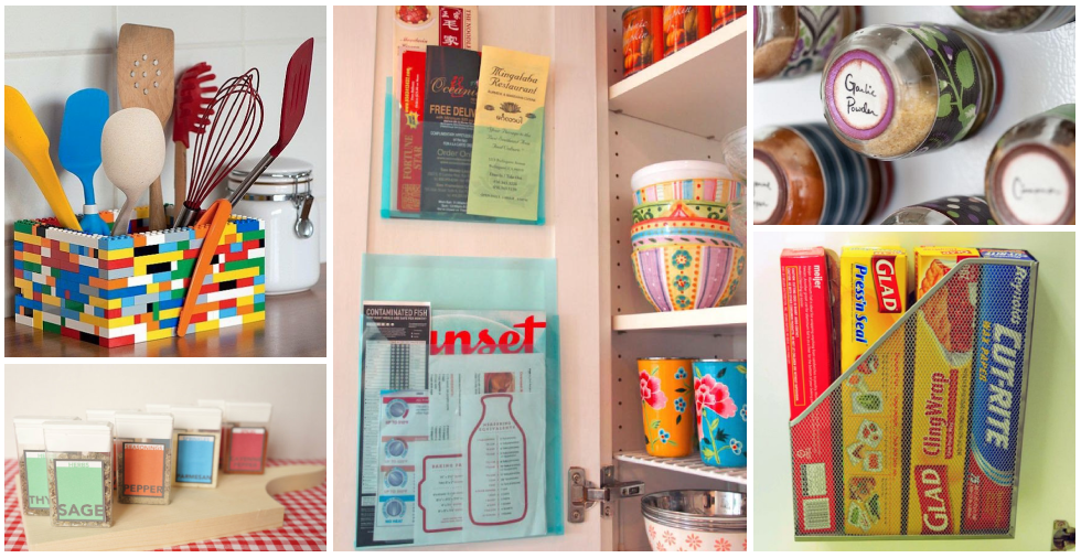 17 Genius Ways To Use Everyday Items To Organise Your Kitchen