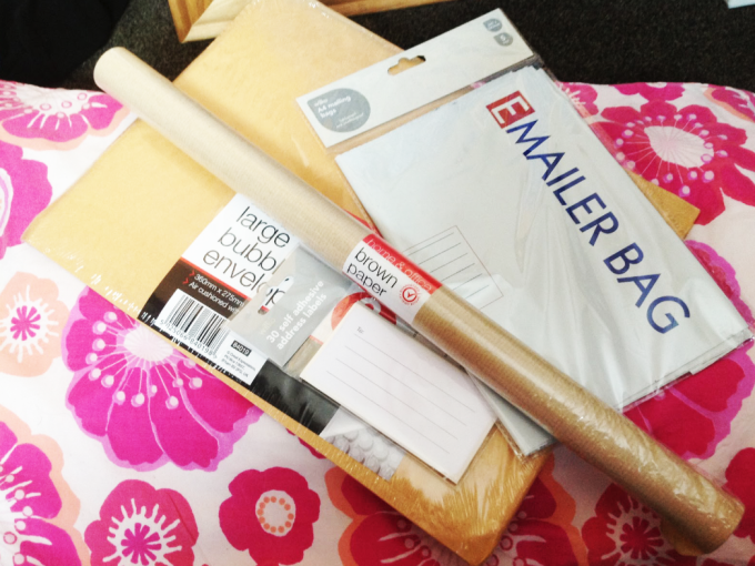 eBay postage and packaging