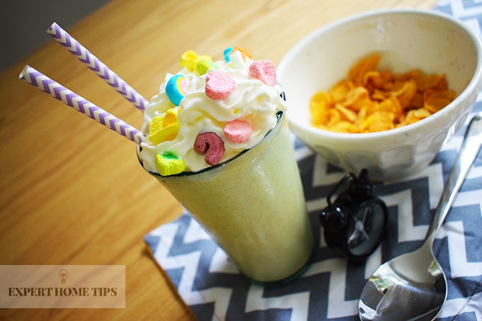 A NutriBullet made The breakfast club party milkshake