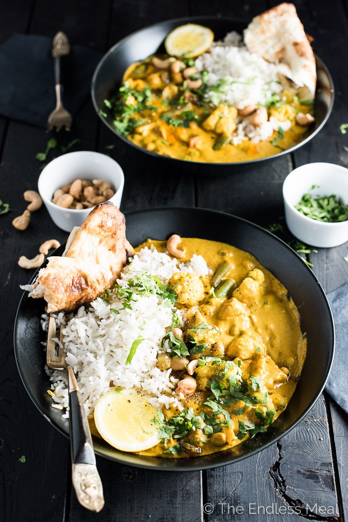 Creamy Vegetarian Korma Recipe