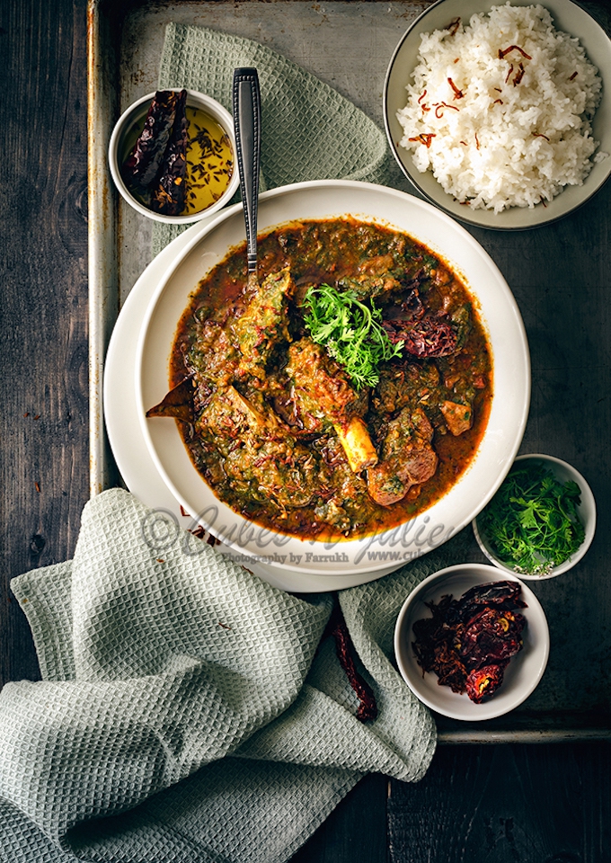 saag gosht curry