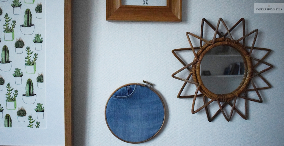 How To Upcycle Your Denim: Make A Super Easy Wall Hanging