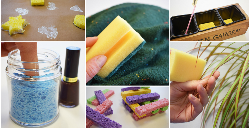 23 Unusual But Useful Ways To Use A Kitchen Sponge