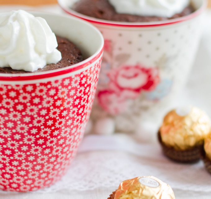 Chocolate mug cake