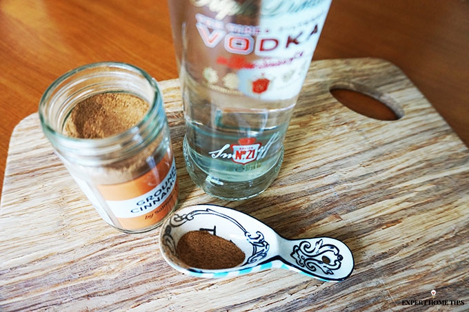 Vodka and cinnamon