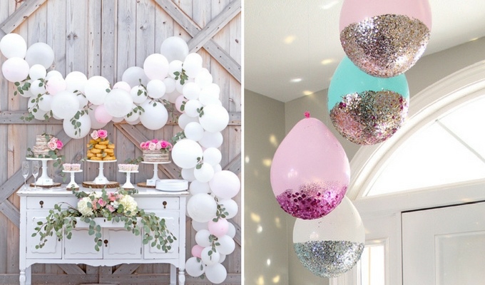 DIY wedding balloon ideas