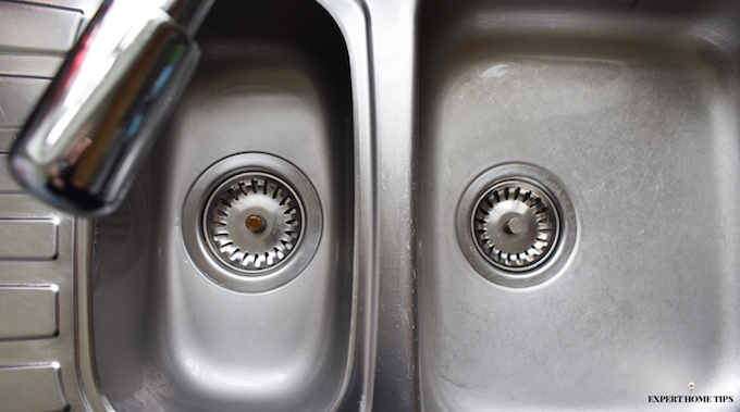 clean stainless steel sink