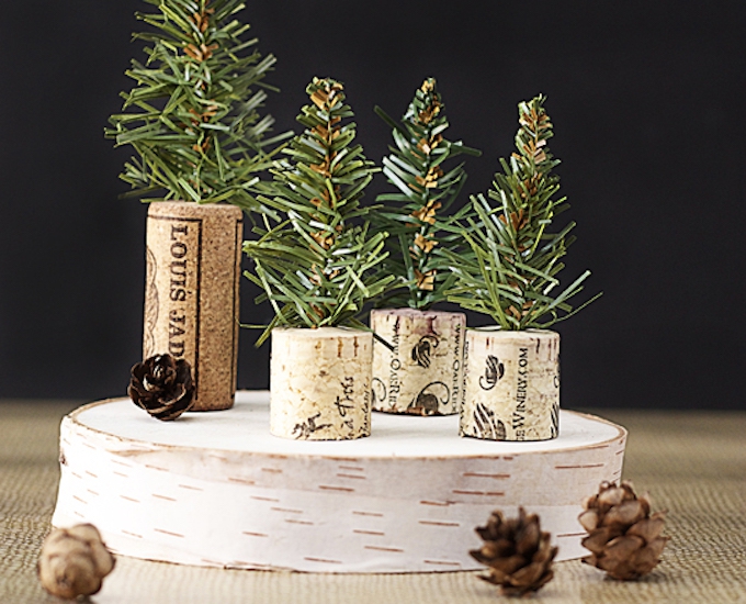 wine cork christmas tree decorations