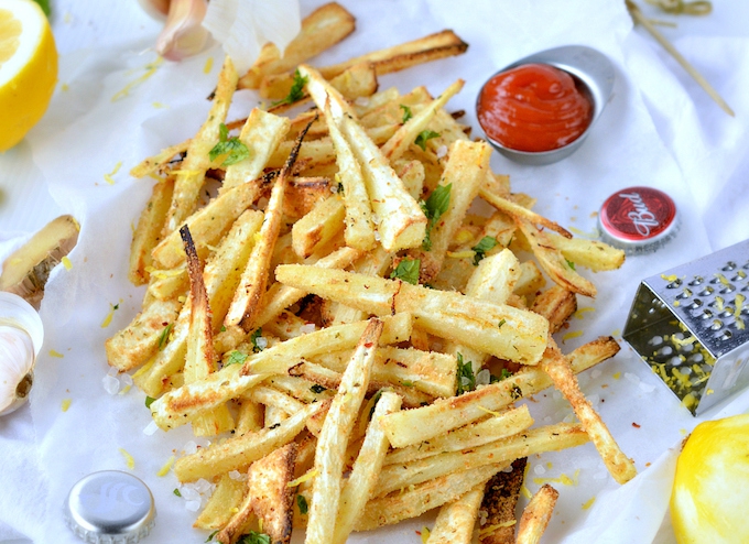 French fries makeover - parsnip fry recipe