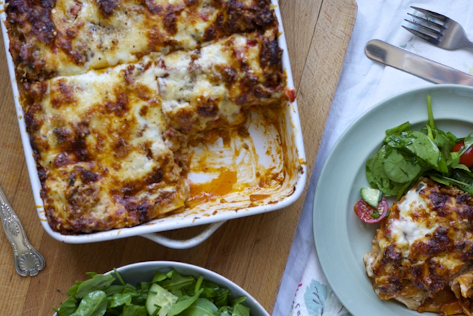 Veg packed lasagne recipe family friendly