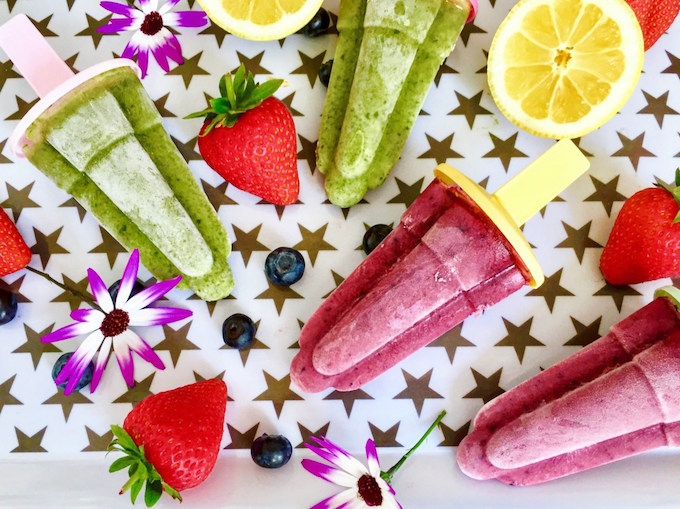 Vegetable & fruit ice lollies