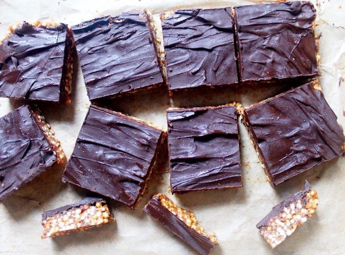 chocolate crispy squares