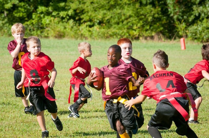 kids football reduce screen time