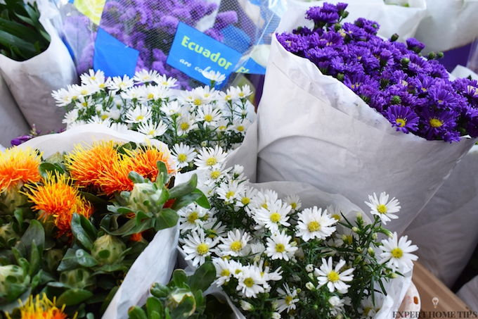 bouquet of market flowers