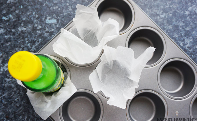 homemade muffin cases hack