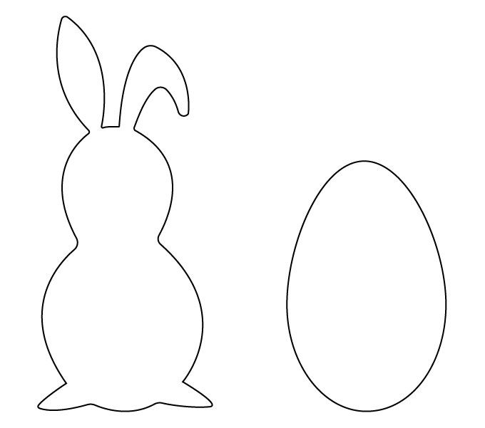 easter bunny template