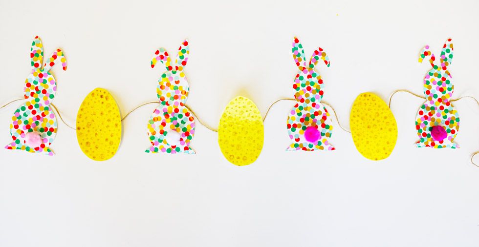 Easter Bunting Tutorial (Plus FREE Bunny Template!)