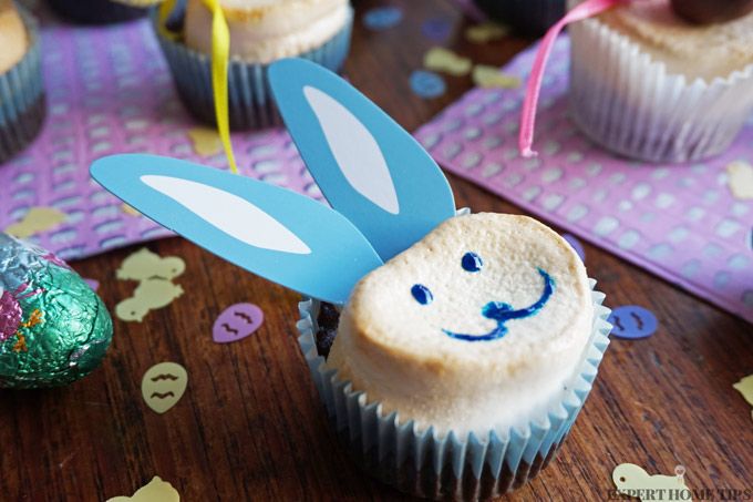 Easter marshmallow bunny cupcakes recipe