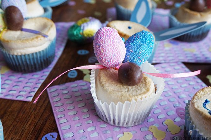 chocolate easter marshmallow cupcakes