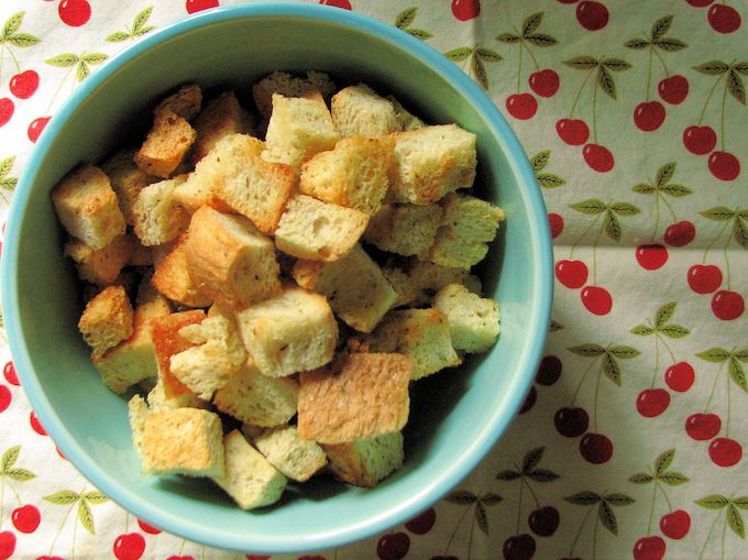 stale bread recipes homemade croutons