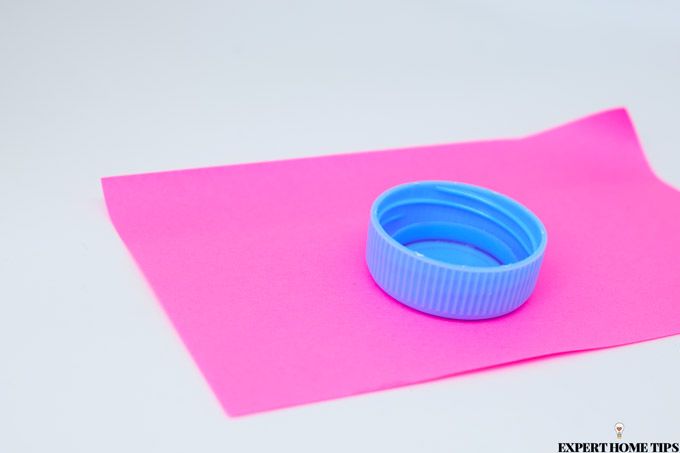 recycling plastic bottle top post it note