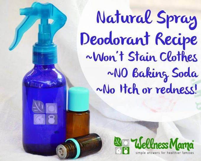 HOMEMADE deodorant spray