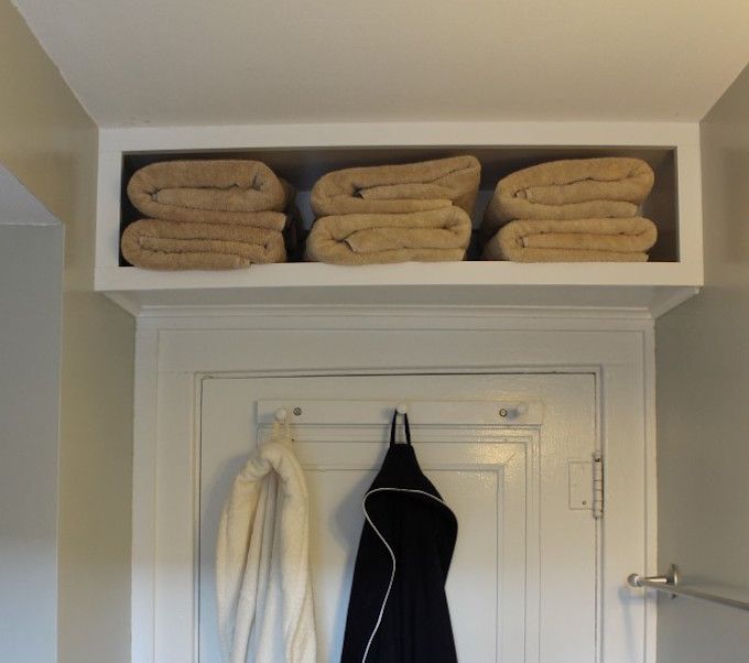 over the door storage shelf bathroom