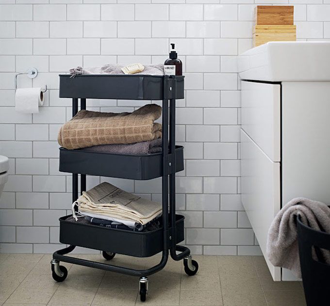 ikea bathroom trolley