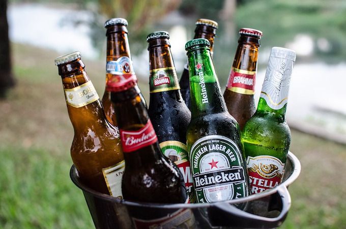 beer in bucket