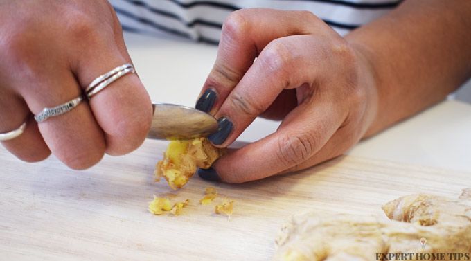 ginger peeling spoon