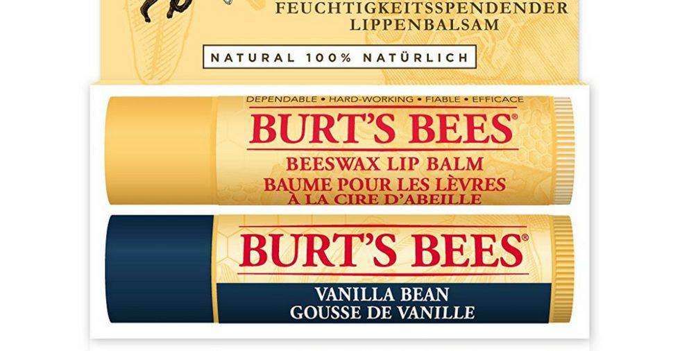 Duo of Burt's Bees lip balms