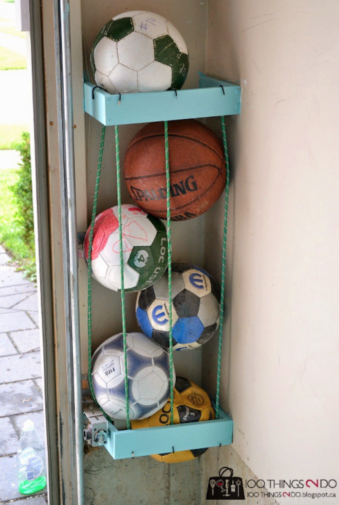 diy ball cage garage