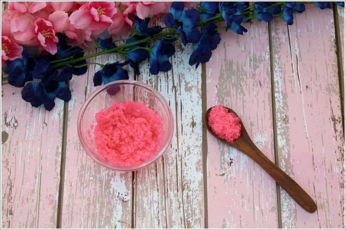 pink lip scrub LUSH