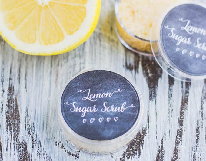 lemon lip scrub homemade