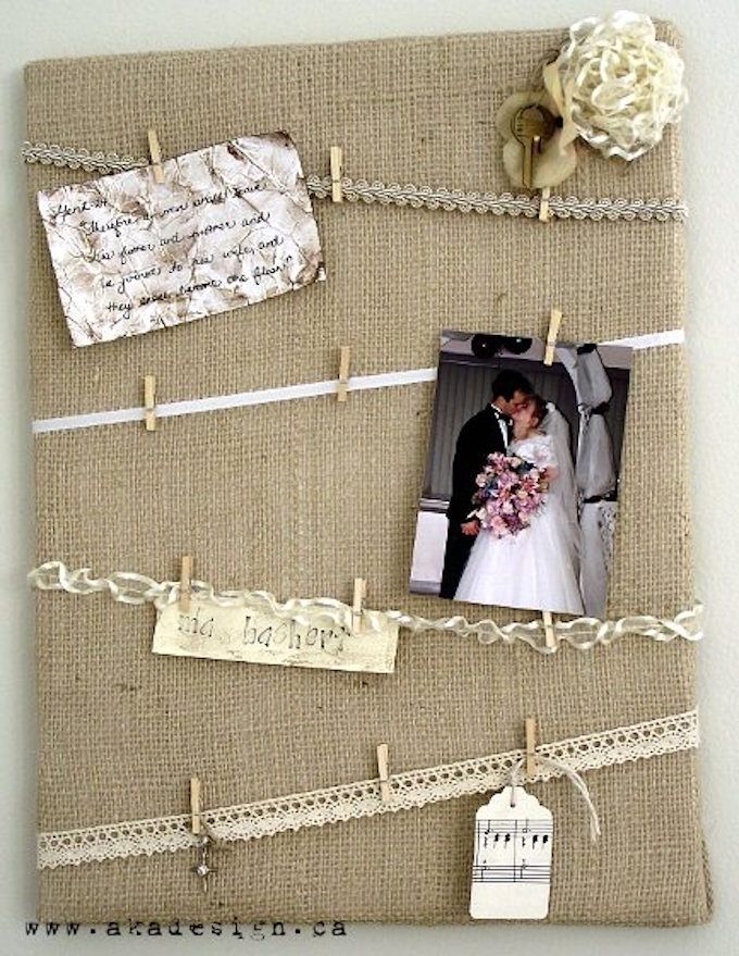 burlap canvas