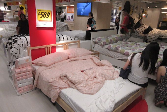 iKEA beds shopping