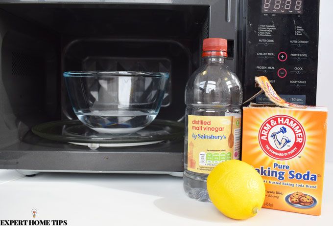 natural cleaning methods microwave