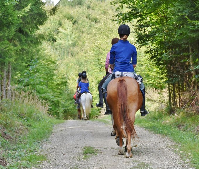 horse riding