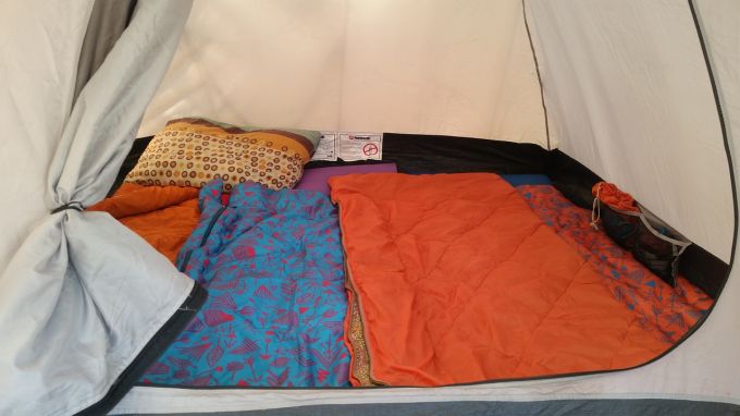 camping bed sleeping bag