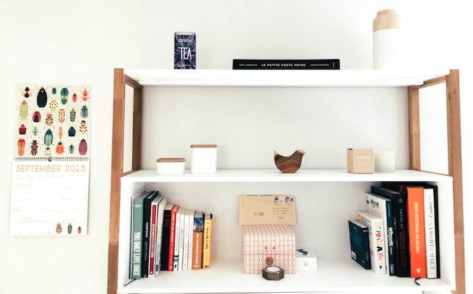 living room shelves