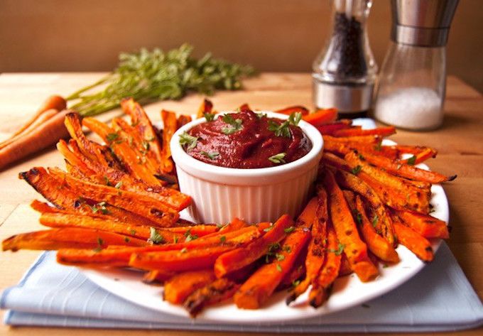 healthy carrot fries