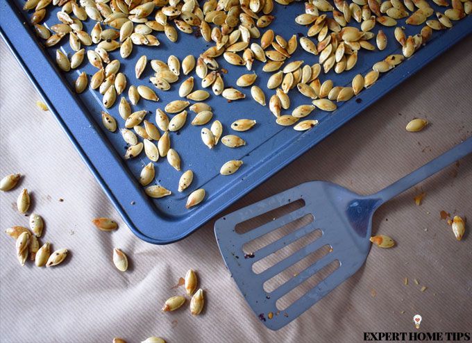 Cooked pumpkin seeds