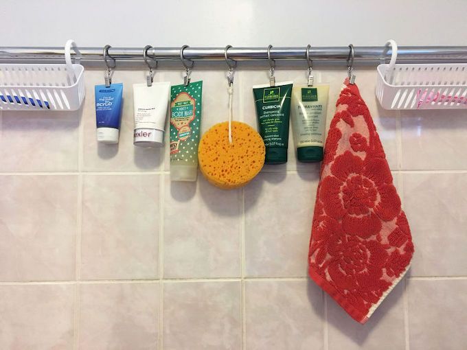 shower storage