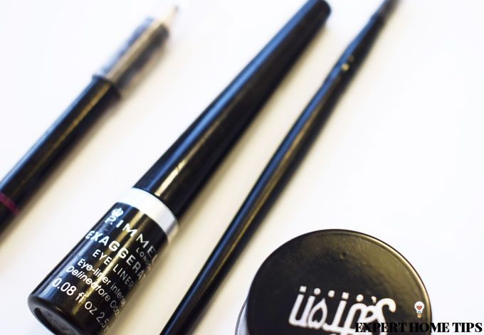 Liquid gel and pencil eyeliner