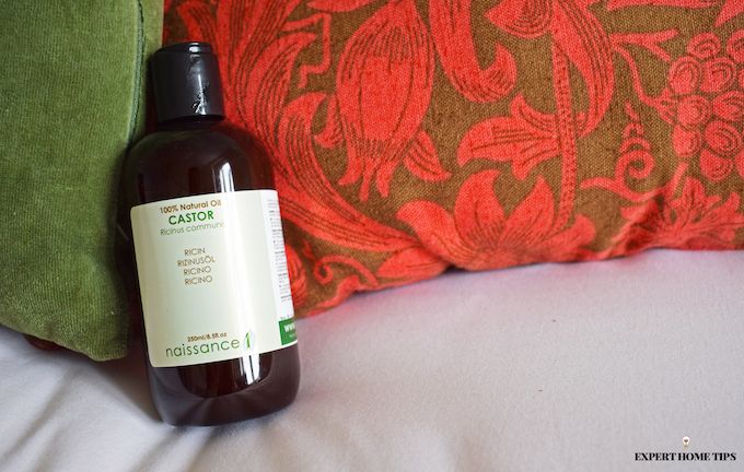 castor oil on bed