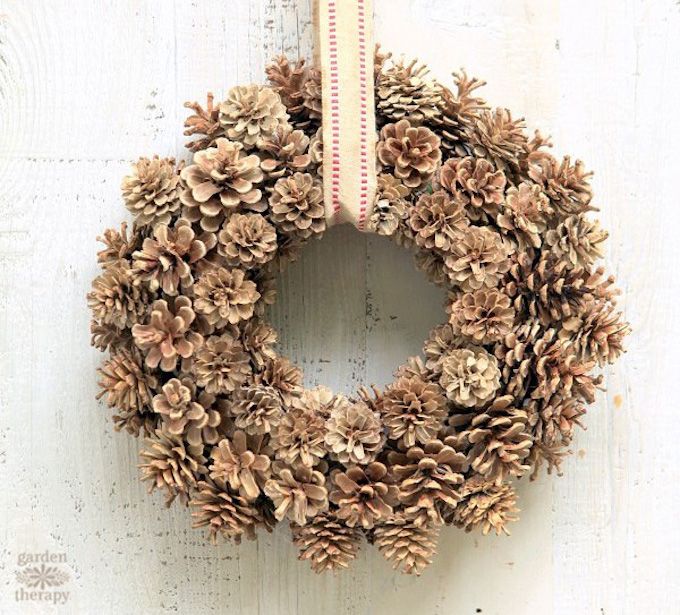 pinecone wreath